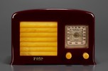 Fada 53 Catalin Radio in Rare Color Combo - Maroon with Yellow